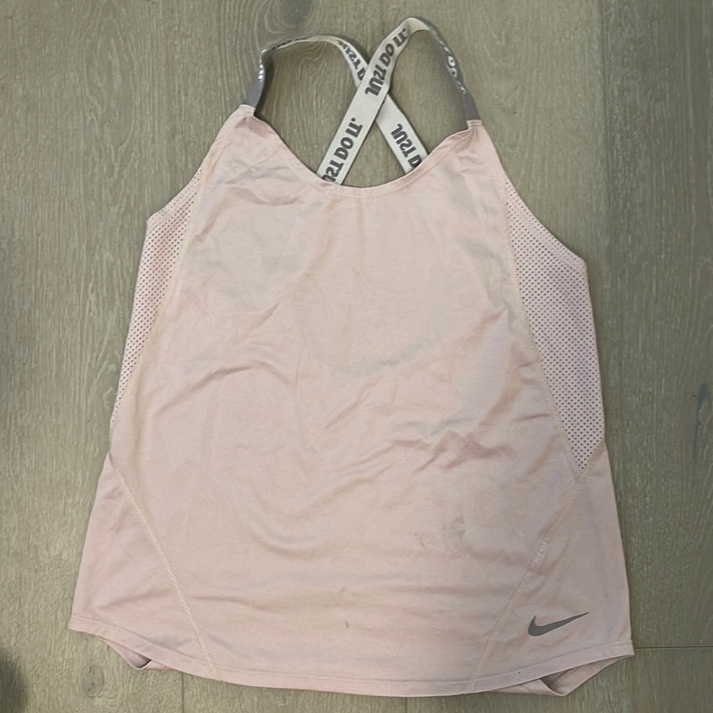Nike just do it tank top. One small stain